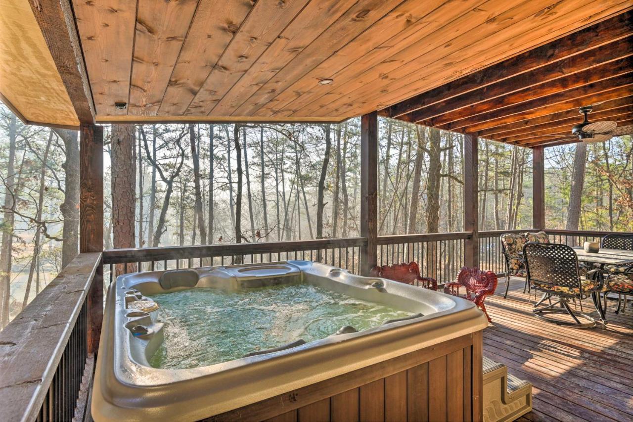 Tudor-Style Broken Bow Cottage With Hot Tub And Decks! Stephens Gap ภายนอก รูปภาพ
